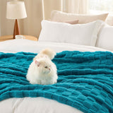 Jacquard Shaggy Sherpa Blanket