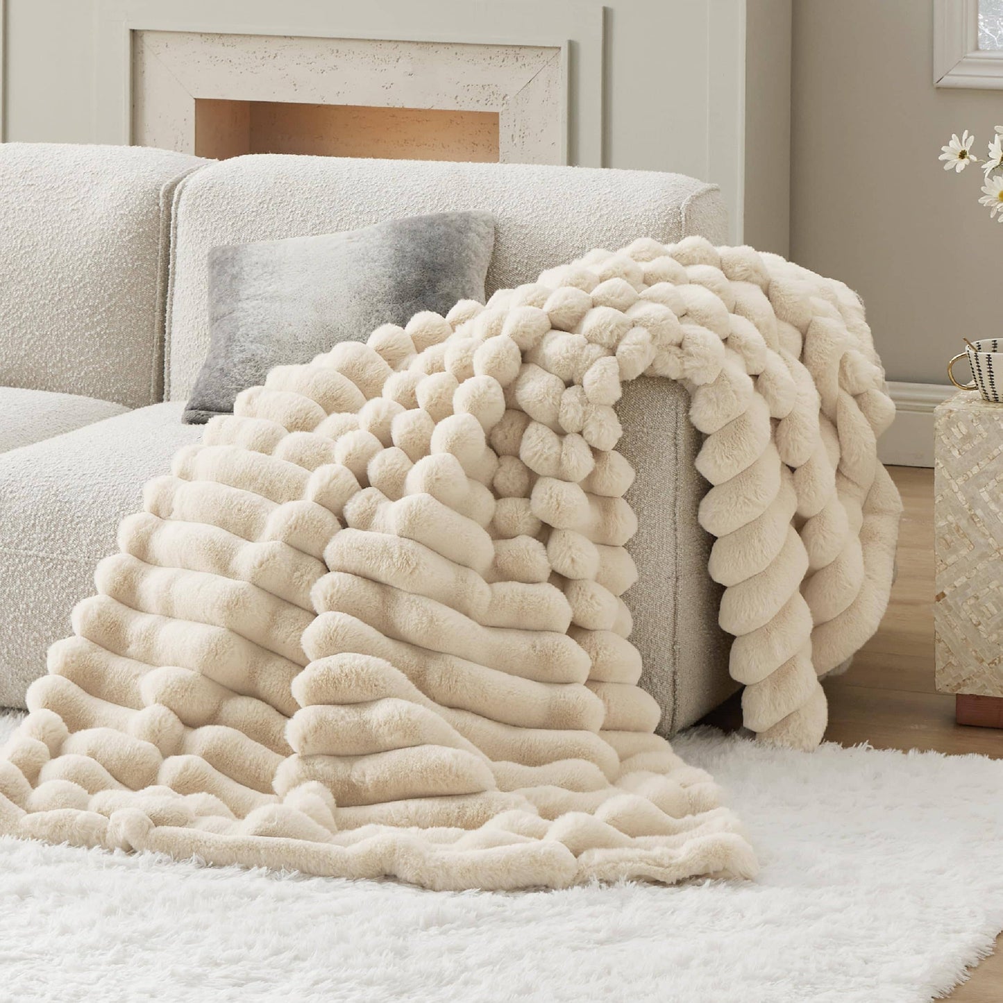 Plush Stripe Blanket