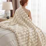 Plush Stripe Blanket