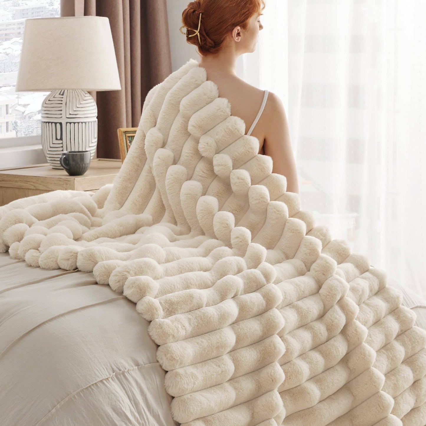 Plush Stripe Blanket
