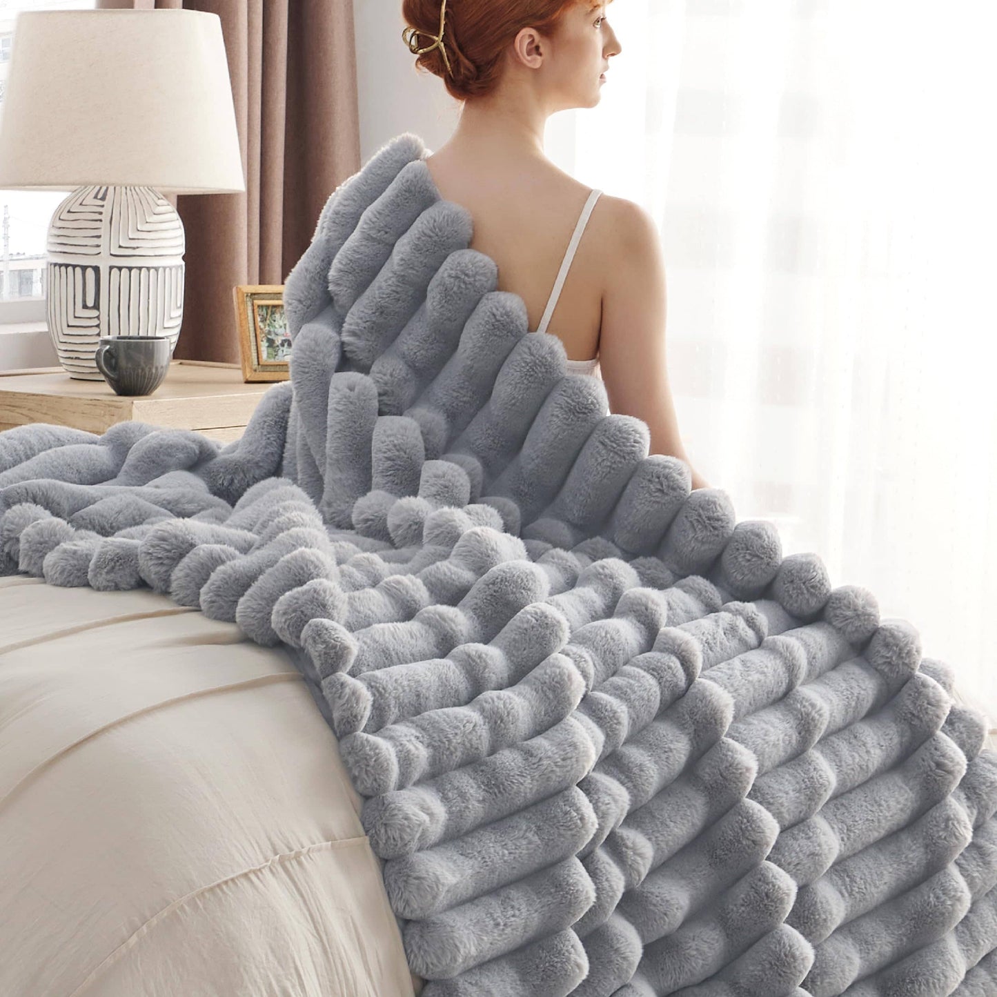 Plush Stripe Blanket