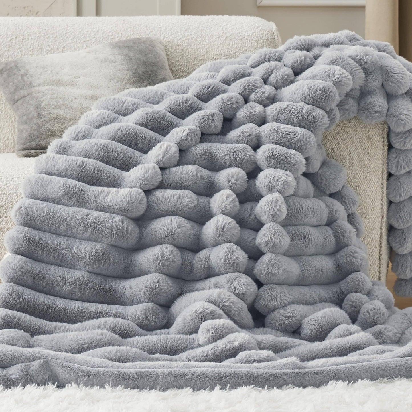 Plush Stripe Blanket