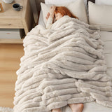 Plush Stripe Blanket