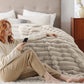 Plush Stripe Blanket