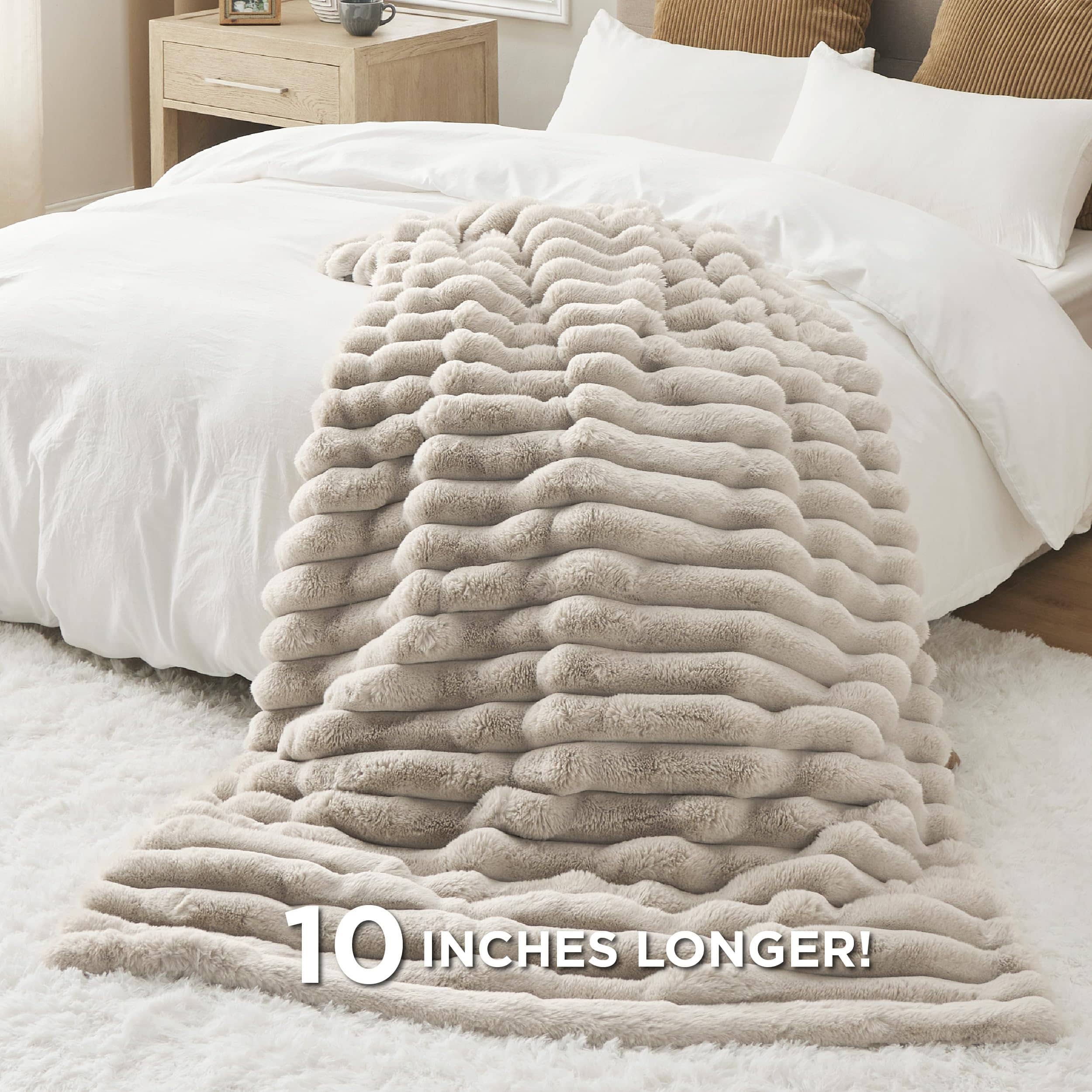 Bedsure faux fur online blanket