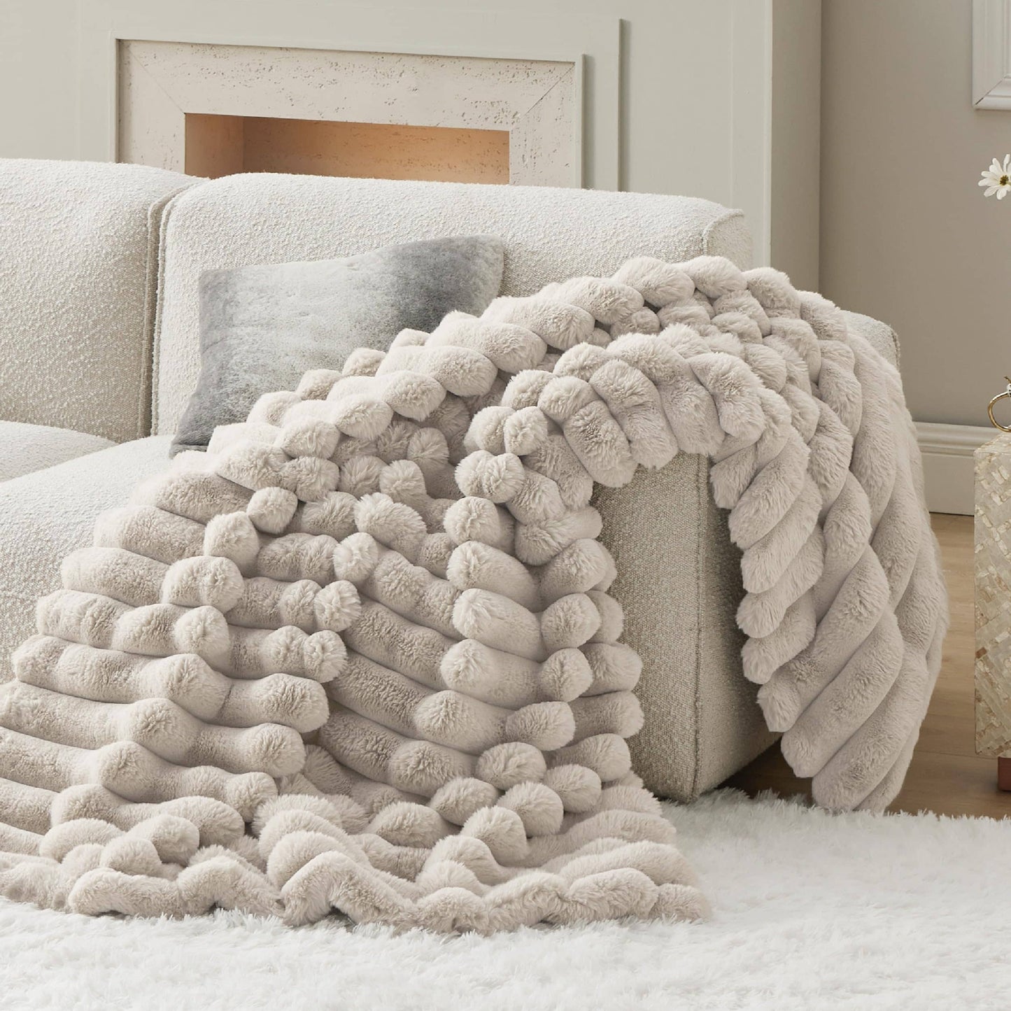 Plush Stripe Blanket
