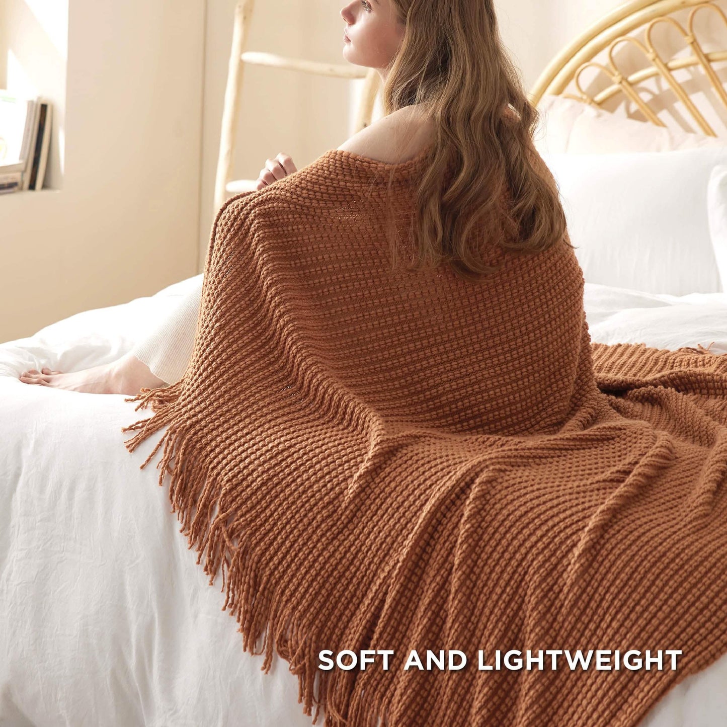 Decorative Woven Throw Blanket