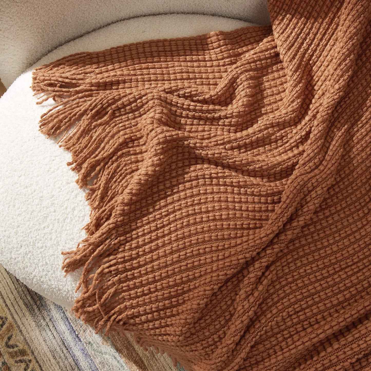 Decorative Woven Throw Blanket