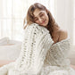 Chunky Knit Chenille Blanket