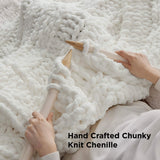 Chunky Knit Chenille Blanket