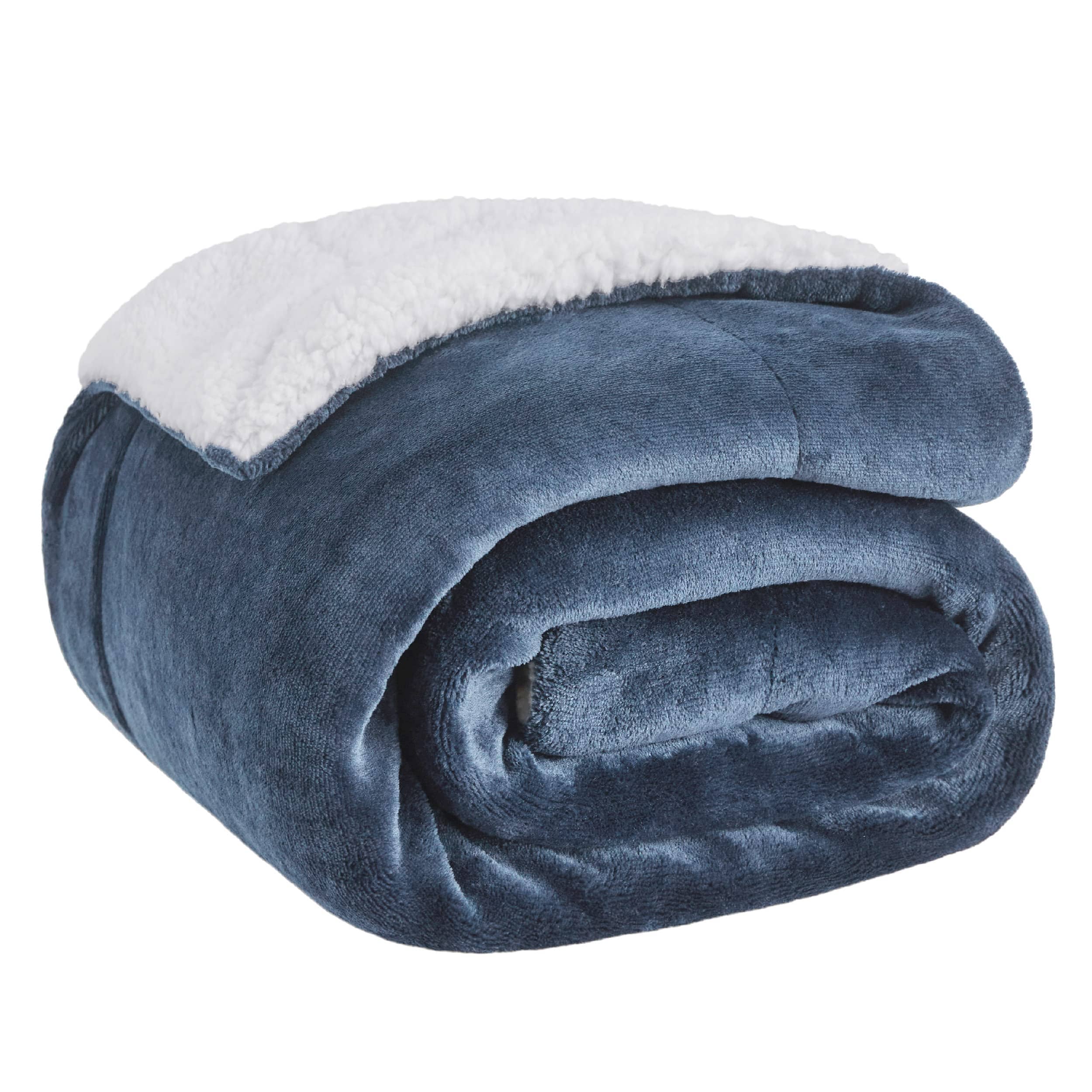 Sherpa and Fleece Reversable Blanket