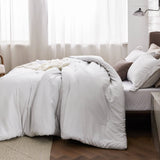 Cationic Dyeing Comforter Set with Pillow Shams