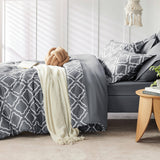 Bedsure Quatrefoil Bedding Set