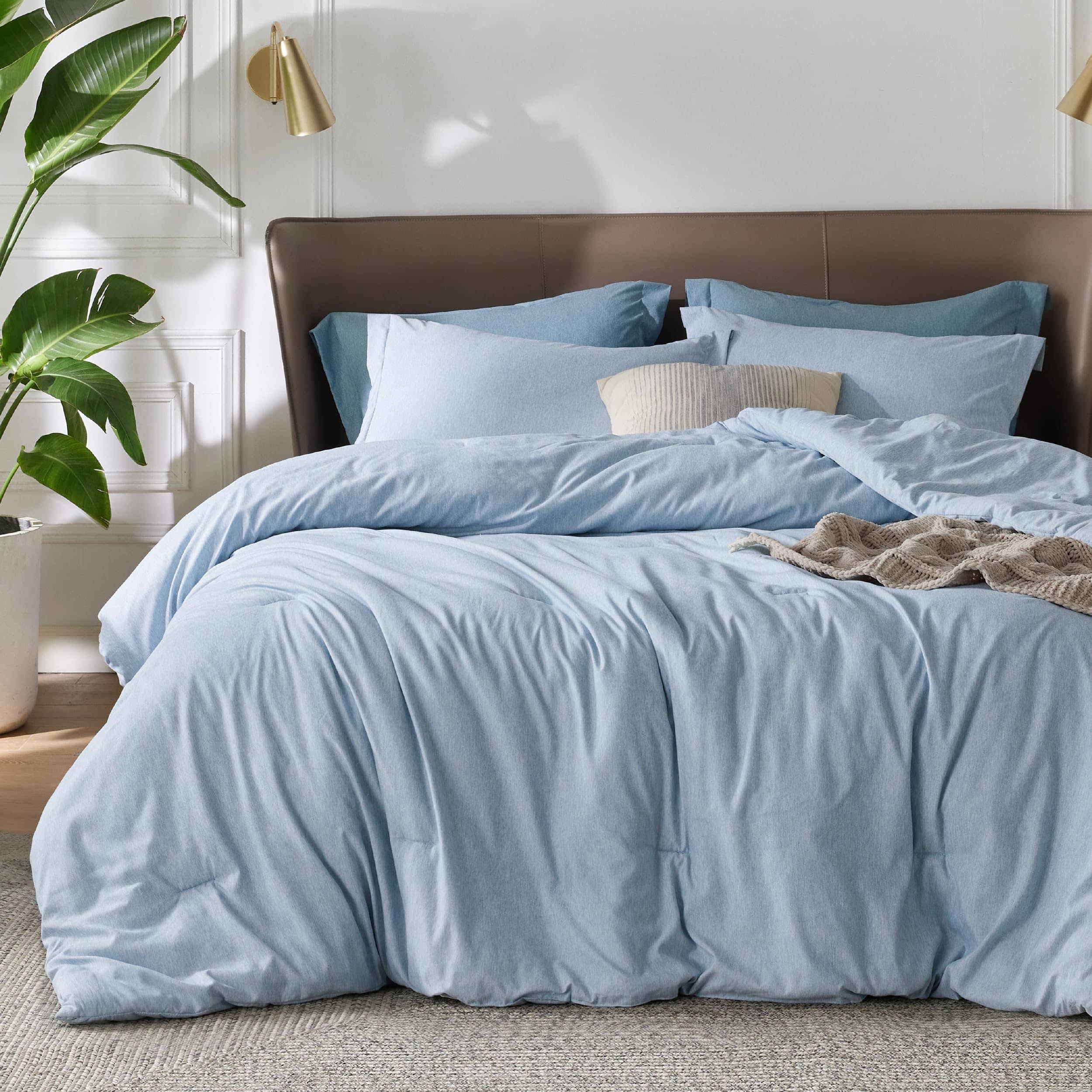 GentleSoft Cationic Dyeing Comforter Set with Pillow Shams