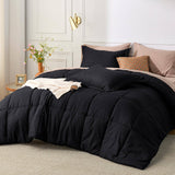 Basket Weave Pattern Down Alternative Comforter Set