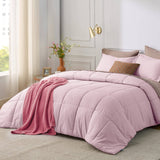 Basket Weave Pattern Down Alternative Comforter Set