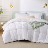 Basket Weave Pattern Down Alternative Comforter Set