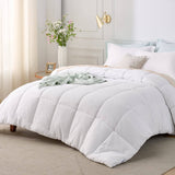 Basket Weave Pattern Down Alternative Comforter Set