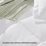 Basket Weave Pattern Down Alternative Comforter Set