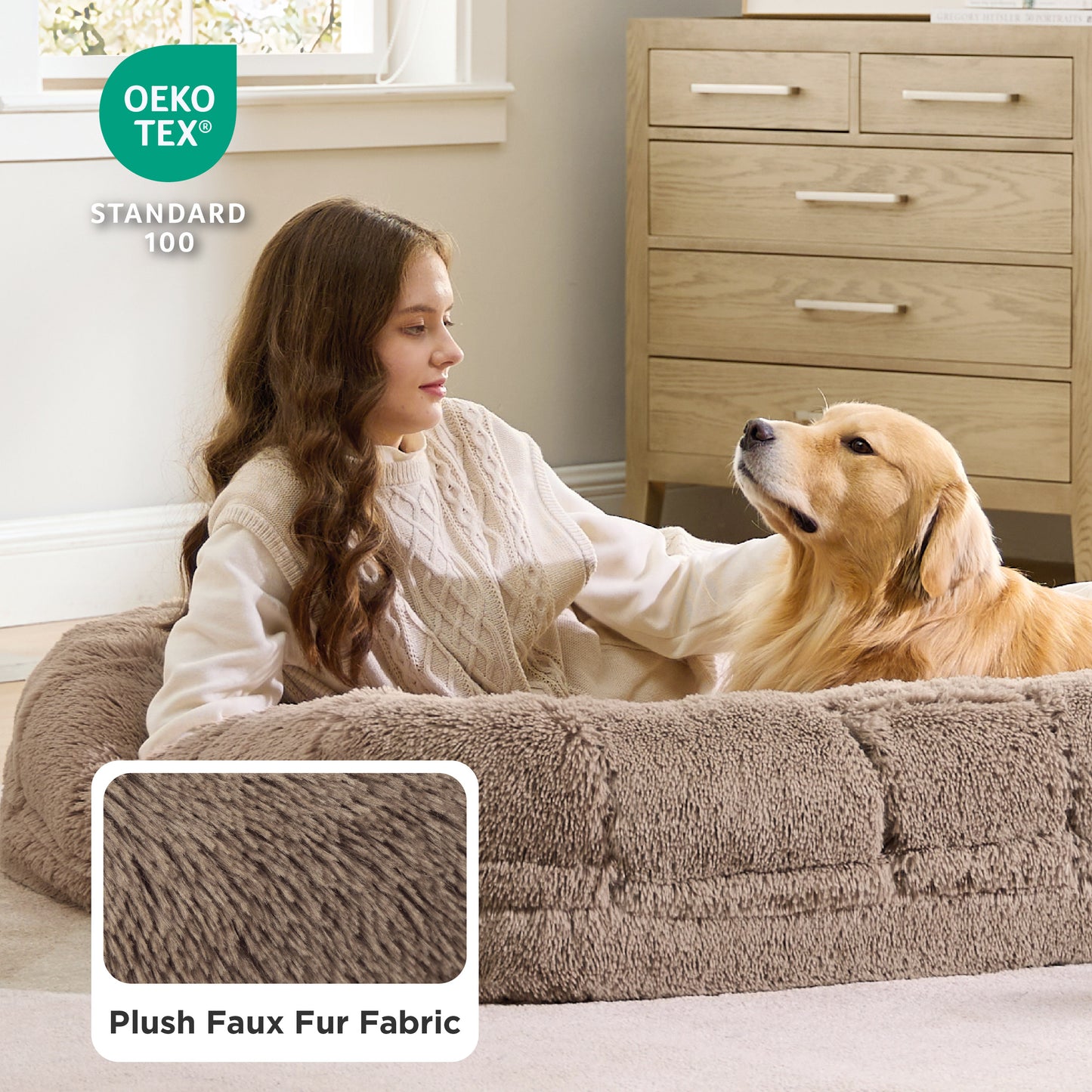Foldable Human Dog Bed