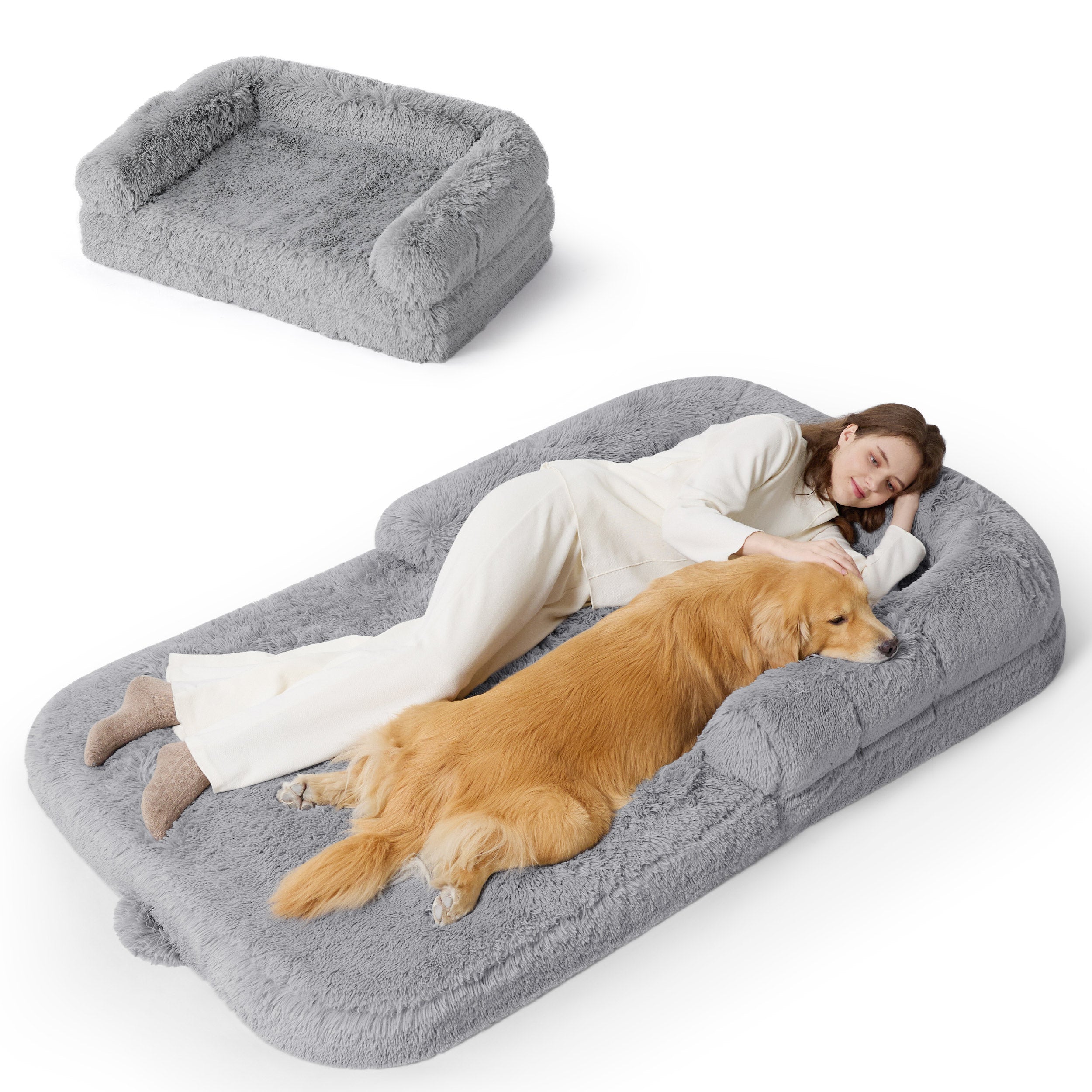 Foldable Human Dog Bed