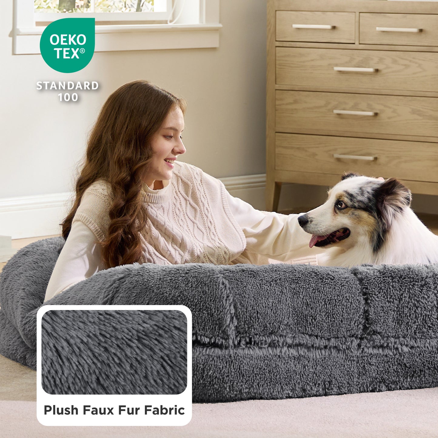 Foldable Human Dog Bed