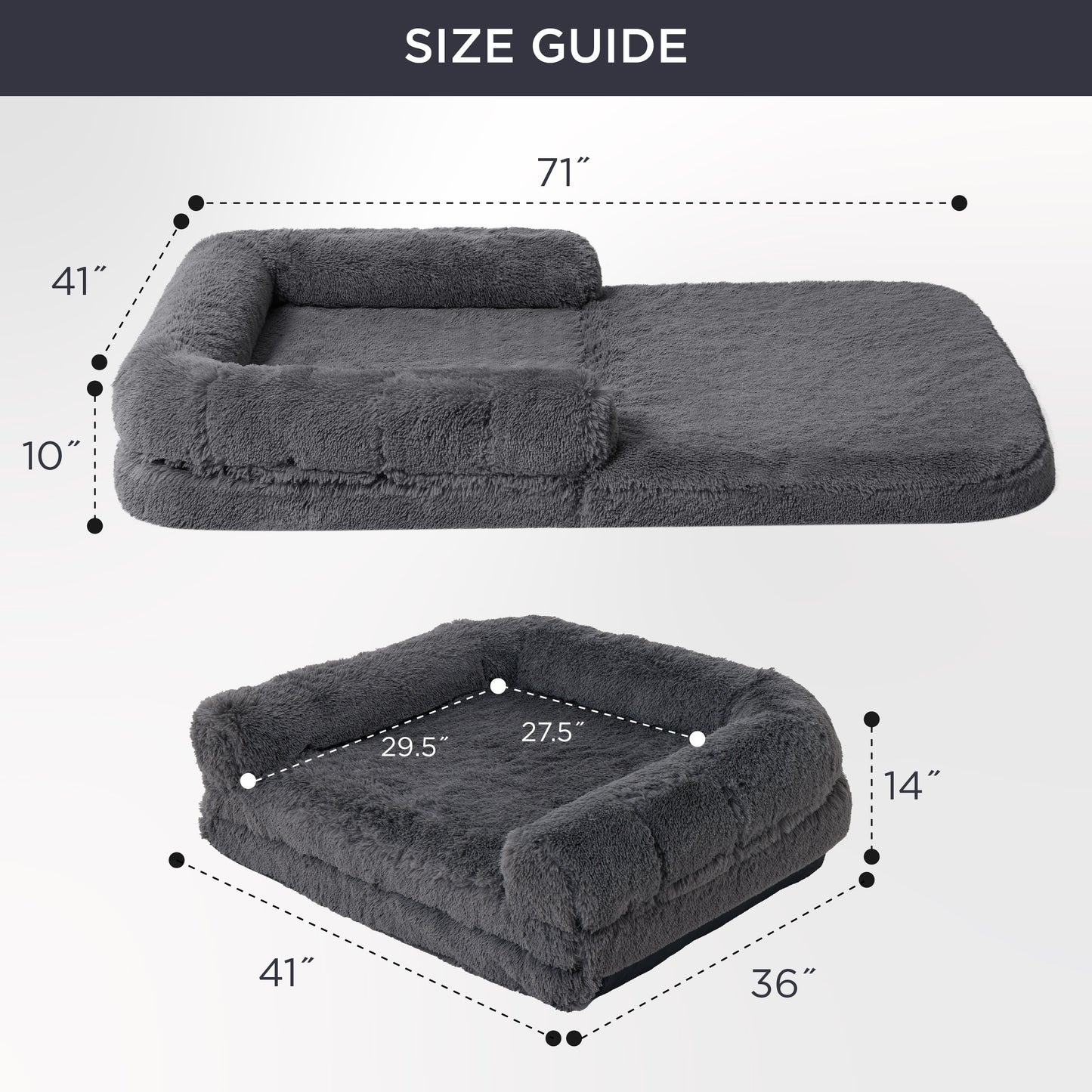 Foldable Human Dog Bed