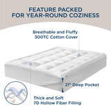 Quilted Cotton Mattress Pad