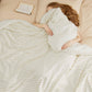 Jacquard Stripes Shaggy Sherpa Blanket