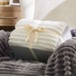 Jacquard Stripes Shaggy Sherpa Blanket