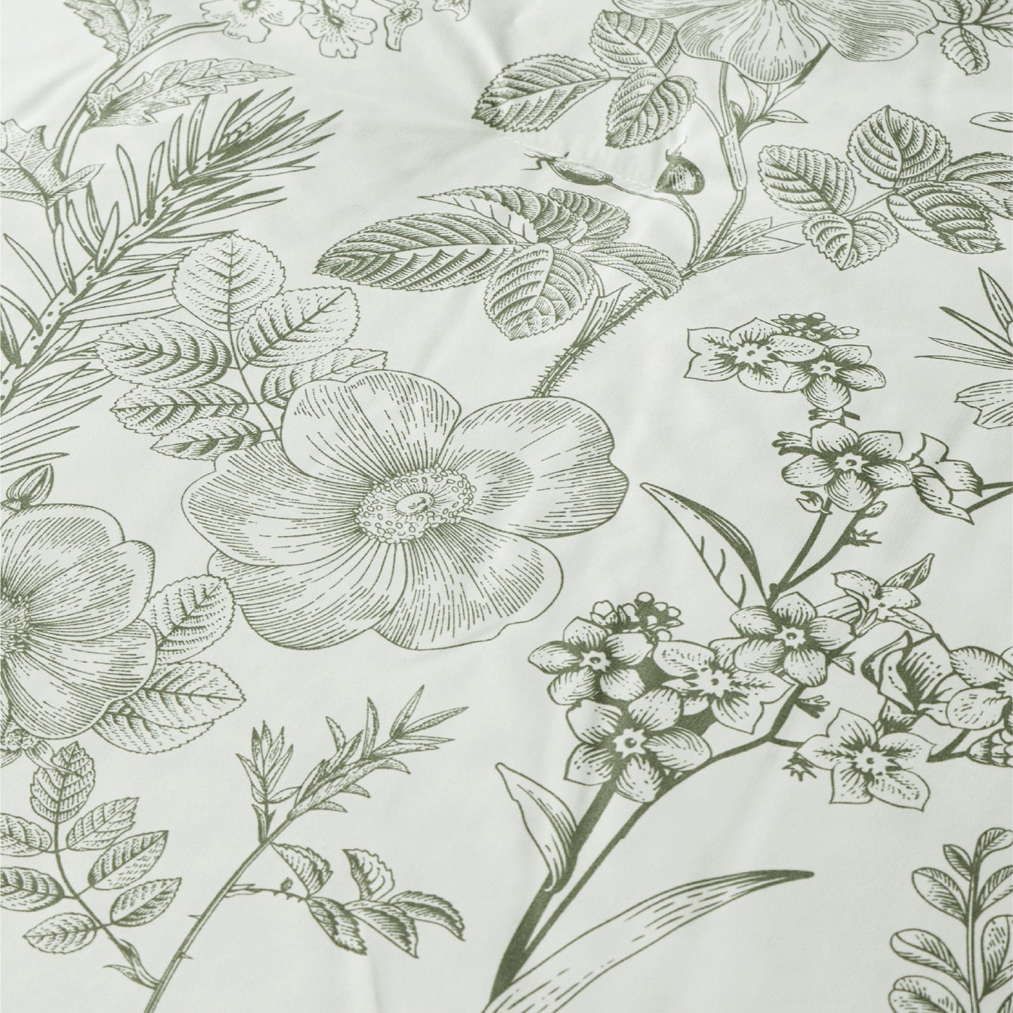 Retro Botanical Comforter Set