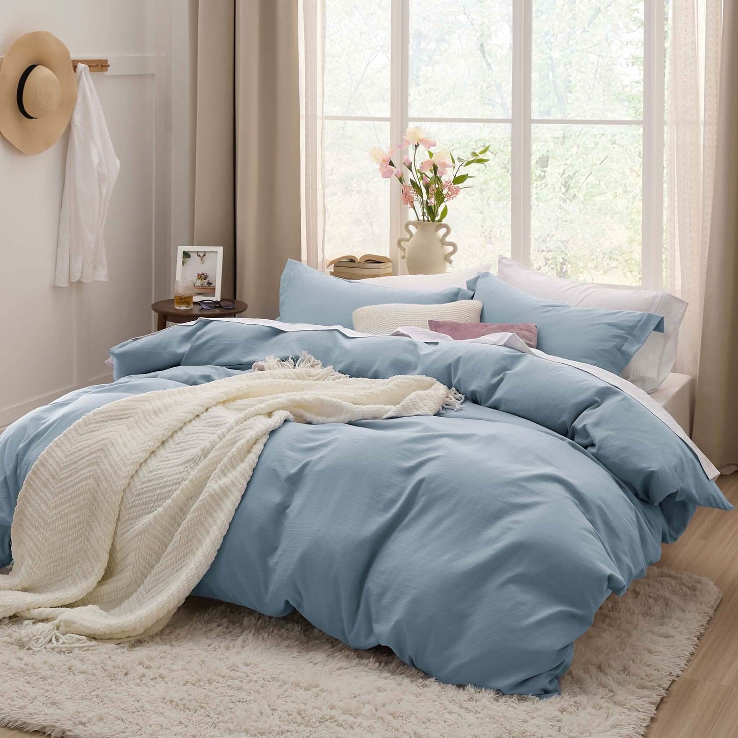 ButterySoft Ultra Soft Hypoallergenic Microfiber Duvet Cover Set