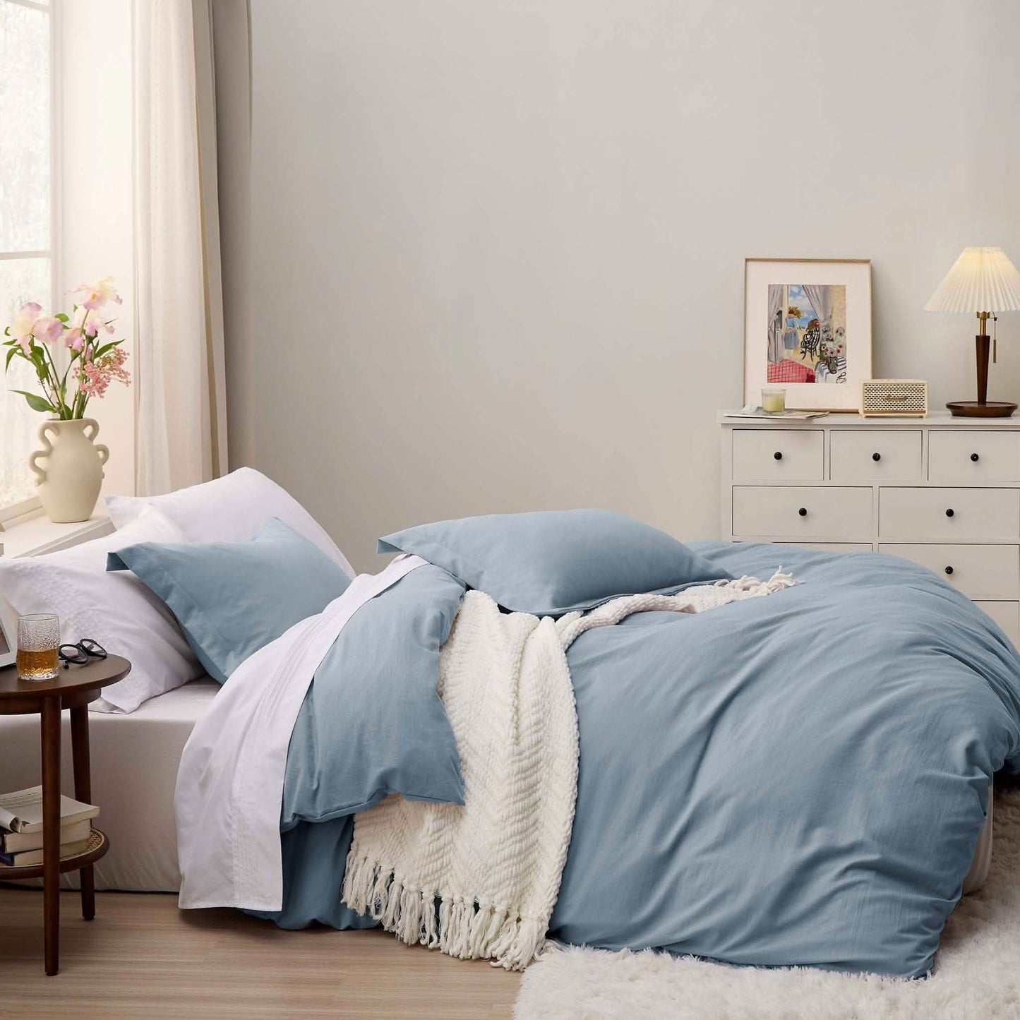 ButterySoft Ultra Soft Hypoallergenic Microfiber Duvet Cover Set