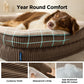 Oval Bolster Dog Bed