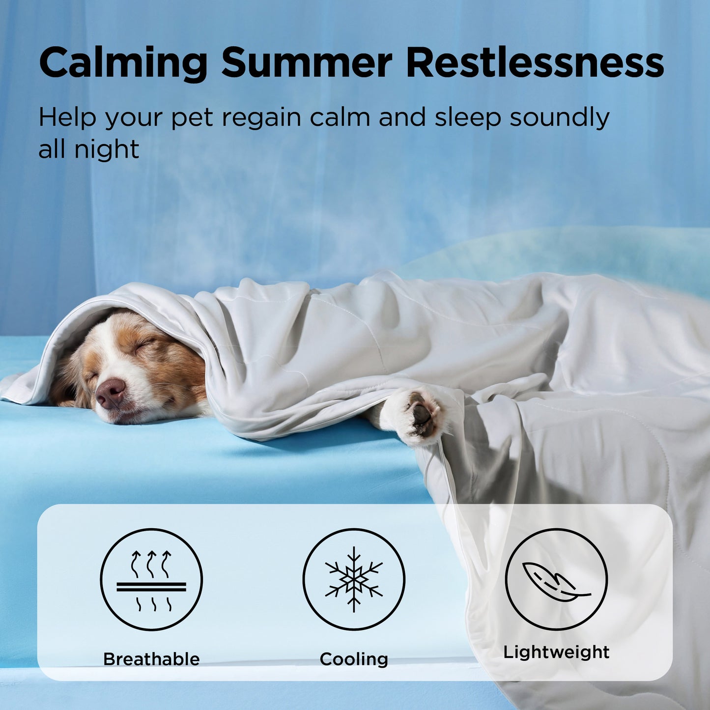 Cooling & Breathable Lightweight Pet Blanket