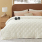 Quilted Sherpa Fleece Heated Blanket