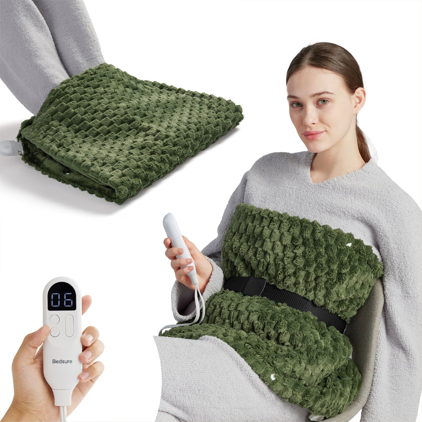 Gentlesoft® Multi-Purpose Jacquard flannel Heating Pad