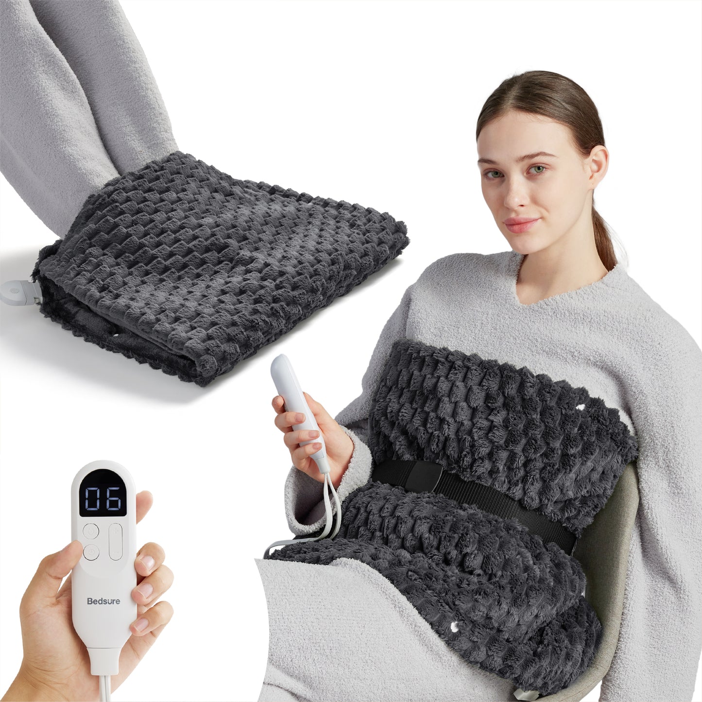 Gentlesoft® Multi-Purpose Jacquard flannel Heating Pad