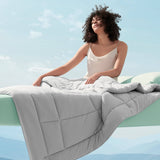 Bedsure Breescape Cooling Comforter for Hot Sleepers Q-Max>0.4