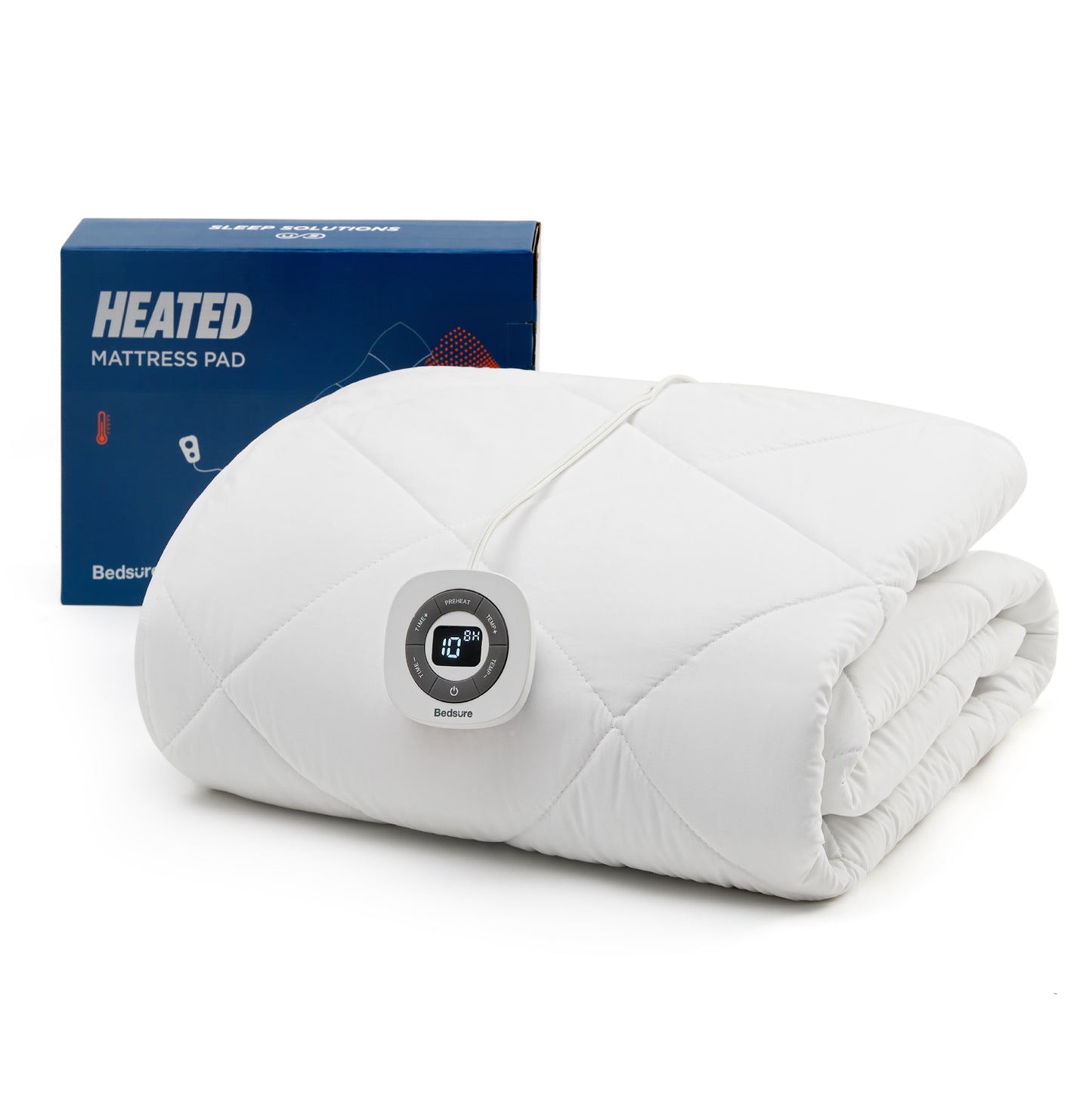 Coral Fleece Heated Mattress Pad