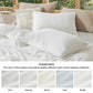 Rayon From Bamboo Cotton Muslin Duvet Cover Set