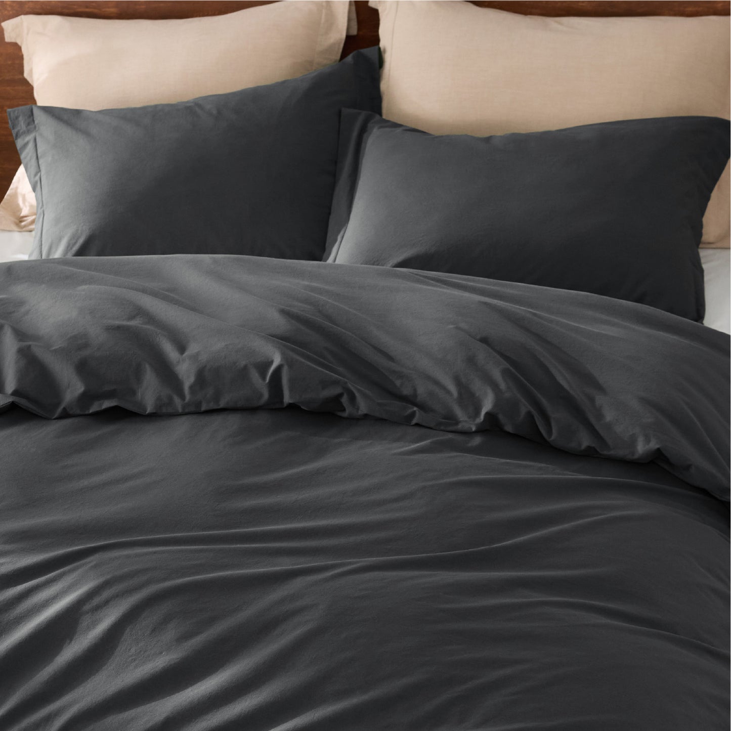 GentleSoft® Washed Cotton Duvet Cover Set