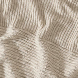 Air Yarn Knit Throw Blanket