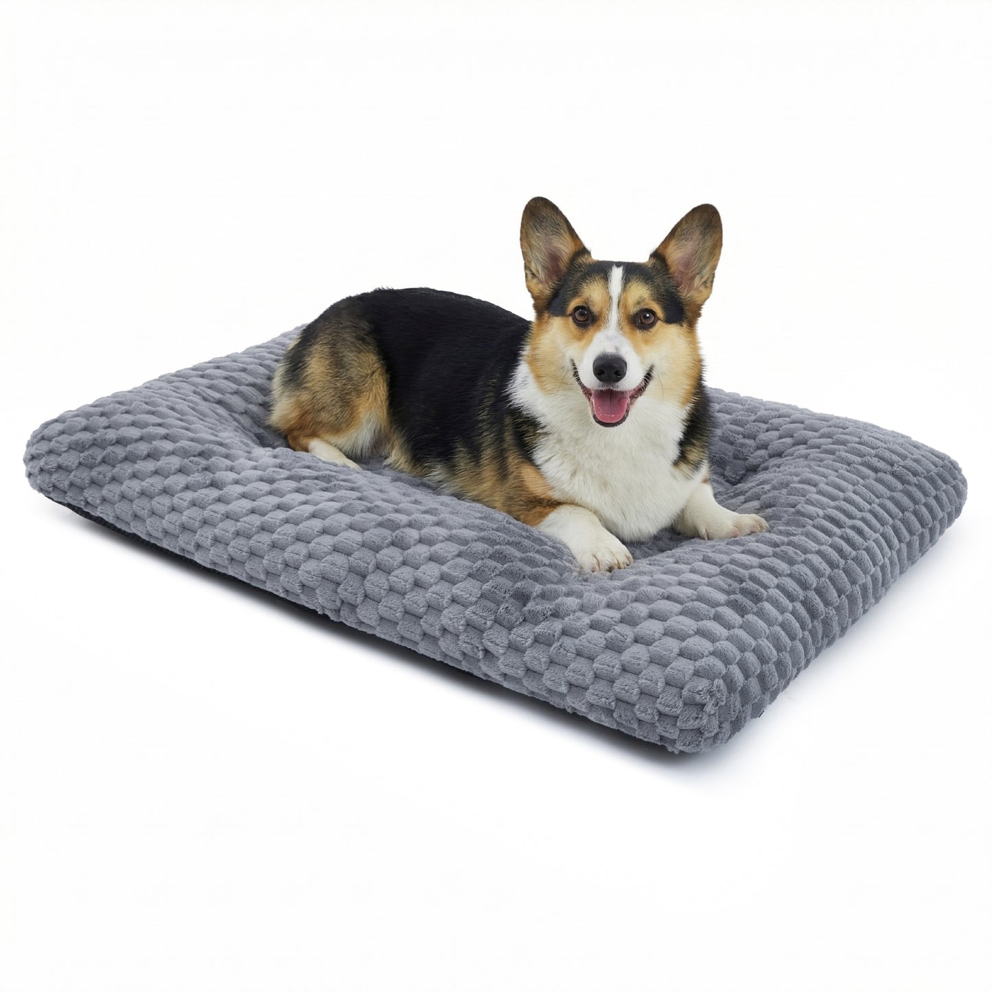 Soft Bubble Fleece Dog Bed