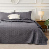 Bedsure Geometric Soft Ultrasonic Quilt Set