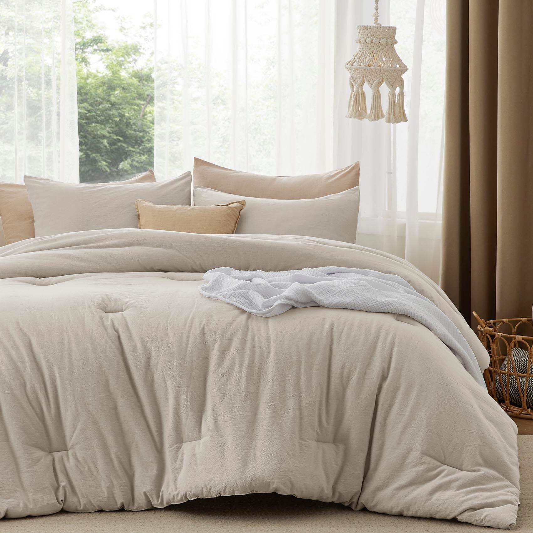 Prewashed Cotton Comforter Set