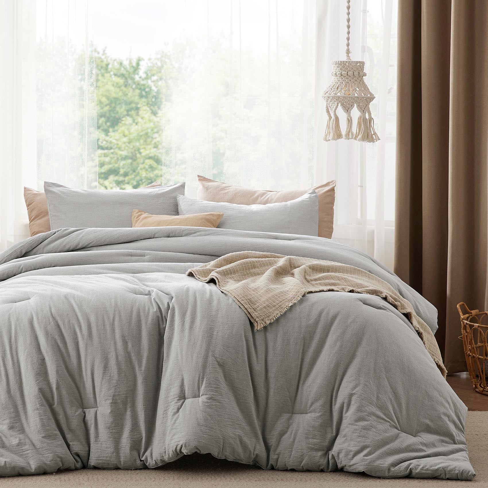 Prewashed Cotton Comforter Set