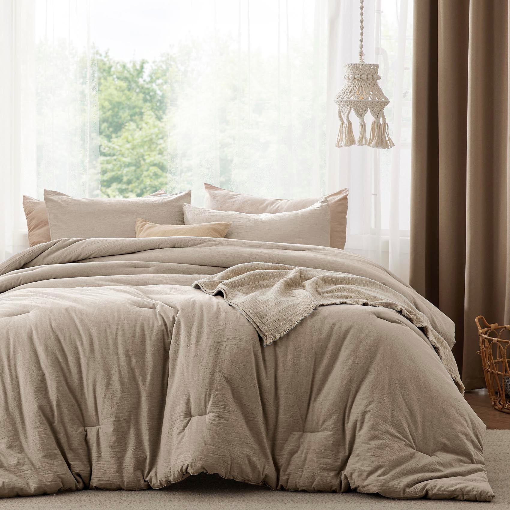 Prewashed Cotton Comforter Set