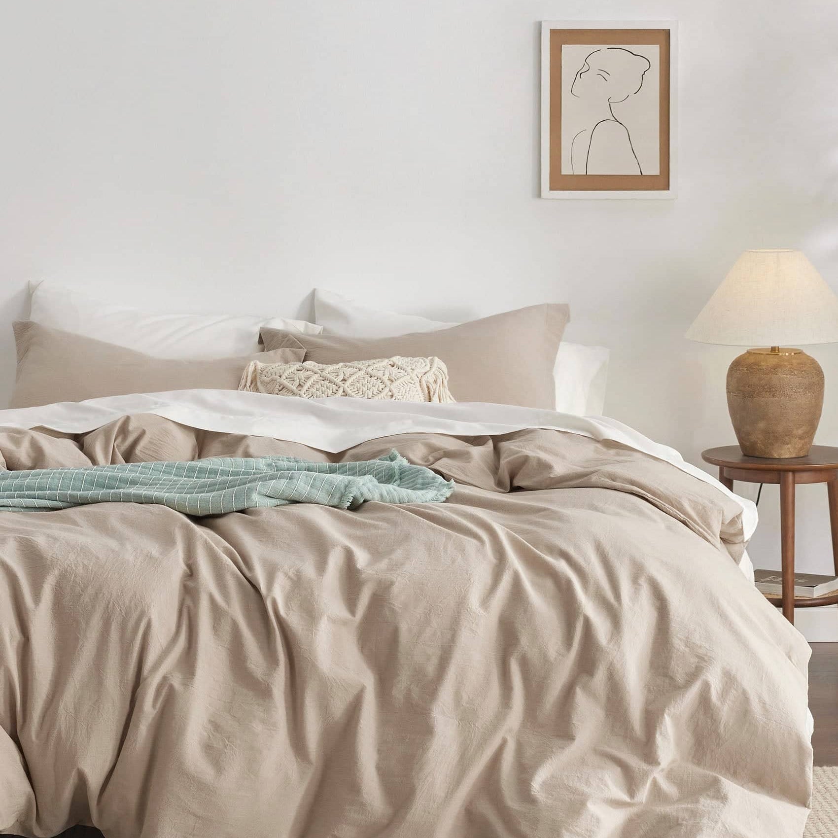 100% Washed Cotton Duvet Cover