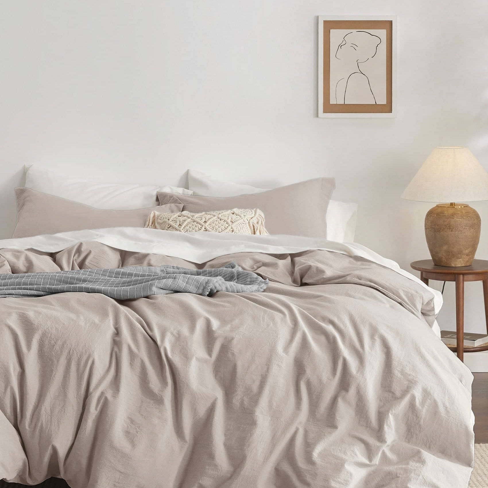 100% Washed Cotton Duvet Cover